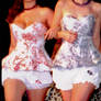 Toille Corset Bloomer Duo