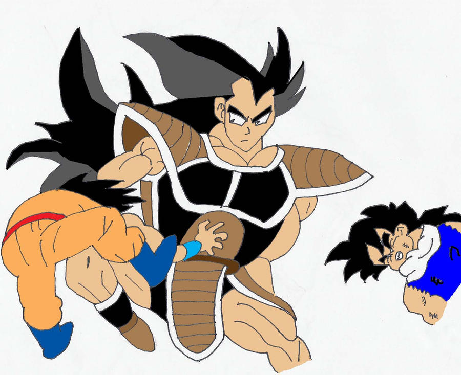 Raditz Ki Color Raditz coloured by alien990 on DeviantArt