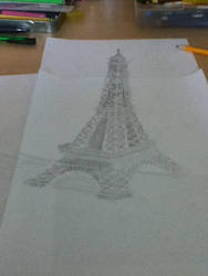 3d attempt Eiffel Tower