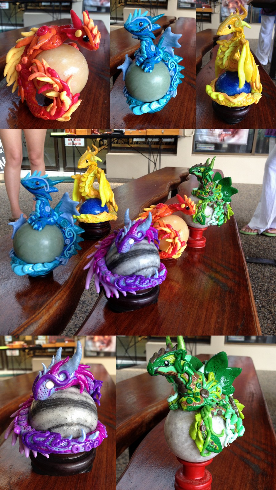 Elemental Gemstone Dragons