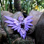 Handmade OOAK Purple Phoenix Pendant