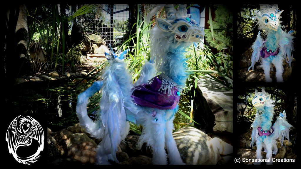 Elsa Frozen Dragon - Handmade OOAK Poseable- SOLD