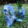 Tropical Dragon - OOAK Poseable art doll dragon