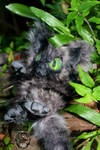 Cat Goblin - Handmade OOAK Garden Goblin by SonsationalCreations