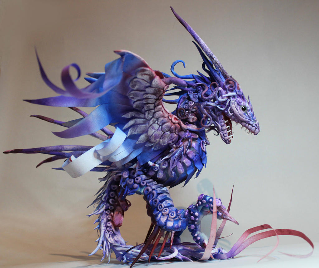 Fancy Wyvern - Handmade Poseable Artdoll