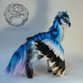 Bluejay Pegasus - Handmade OOAK Poseable Art Doll