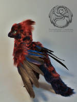 Rosetta - Handmade OOAK Poseable Artdoll Chicken