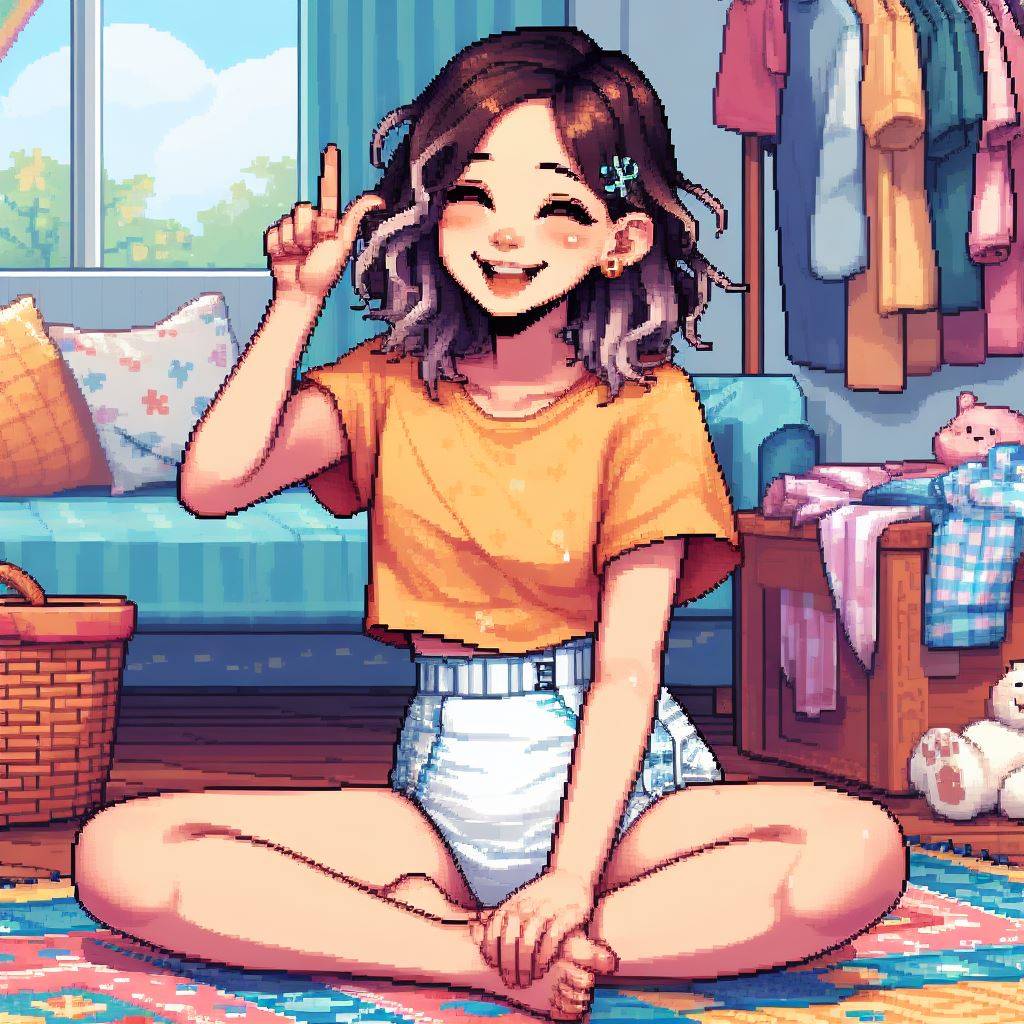 Diaper Girl by DiapePteryx on DeviantArt