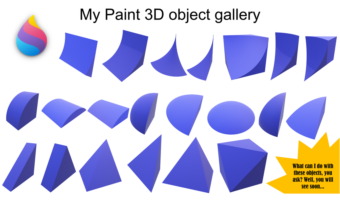 Paintable Objects Paint 3D objects by PMP92 on DeviantArt