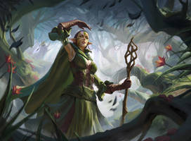 Magic The Gathering: Nissa Revane Fanart