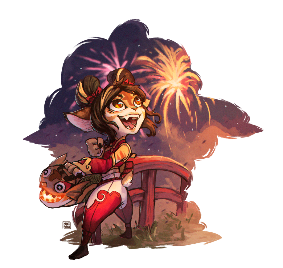 Firecracker Tristana by NaiaruPNG on DeviantArt