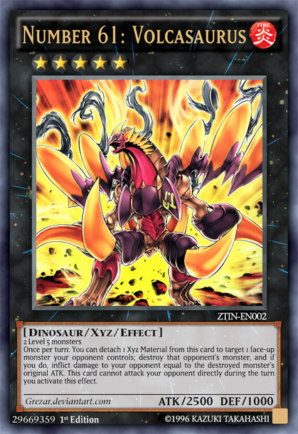 Number 61: Volcasaurus by grezar on DeviantArt