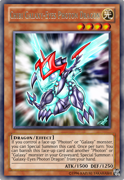 Chibi Galaxy-Eyes Photon Dragon