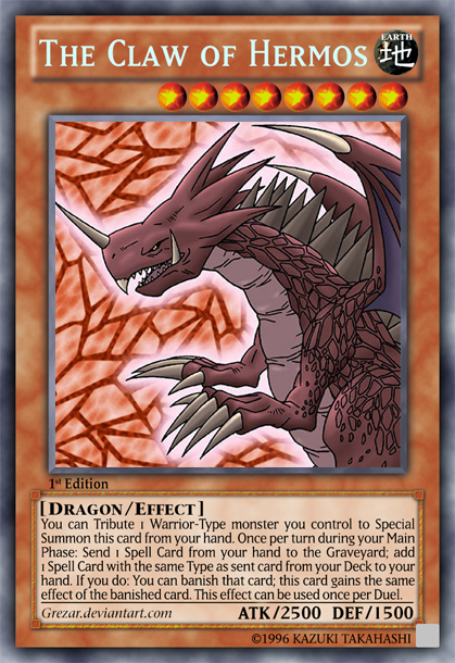 yugioh claw of hermos deck fusion monsters The Claw of Hermos LEDD-ENA23 Yu-Gi-Oh! Card Rocket Hermos Cannon - LEDD-ENA41