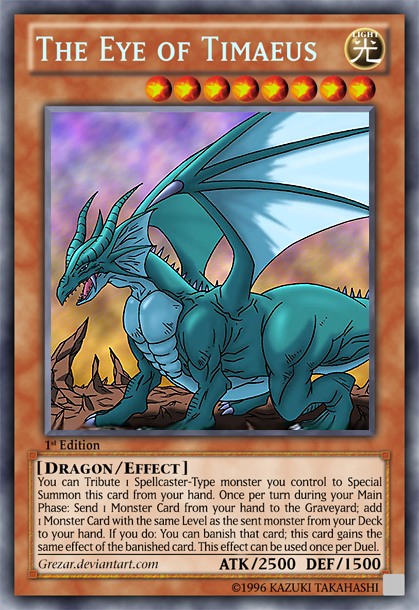 yugioh eye of timaeus card Yu-Gi-Oh! Wiki