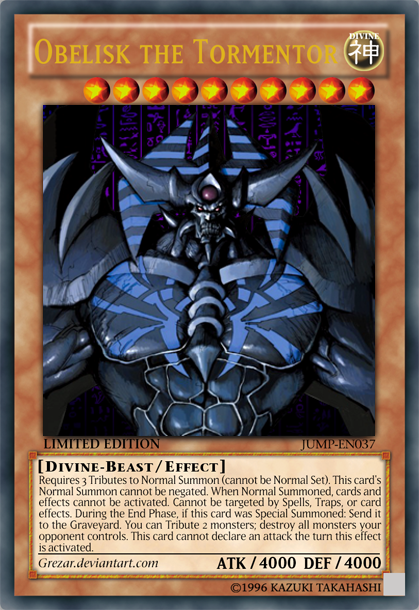 [EDITED]Obelisk the Tormentor