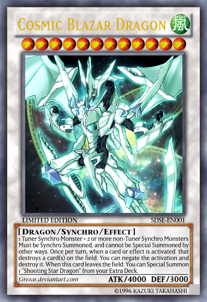 yugioh cosmic blazar dragon deck YuGiOh Cosmic Blazar Dragon