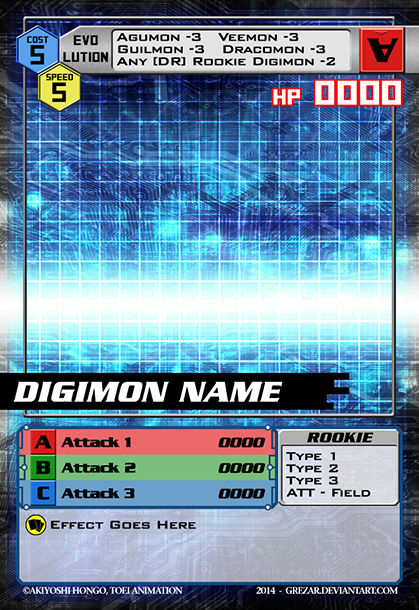 digimon card template Apparently Taco Bell had promo cards and apparently they sell for $5-15 each even upwards for $200 for all of them That's wild Digimon Card Template by grezar