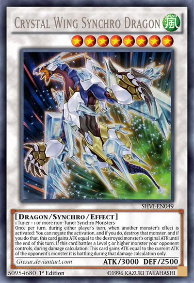 Crystal Wing Synchro Dragon