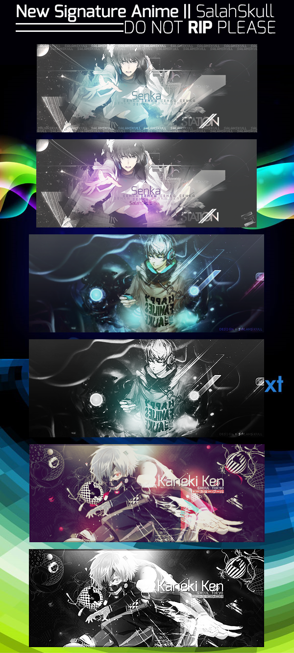 Anime Post Esign Anime Signatures by salahskull on DeviantArt