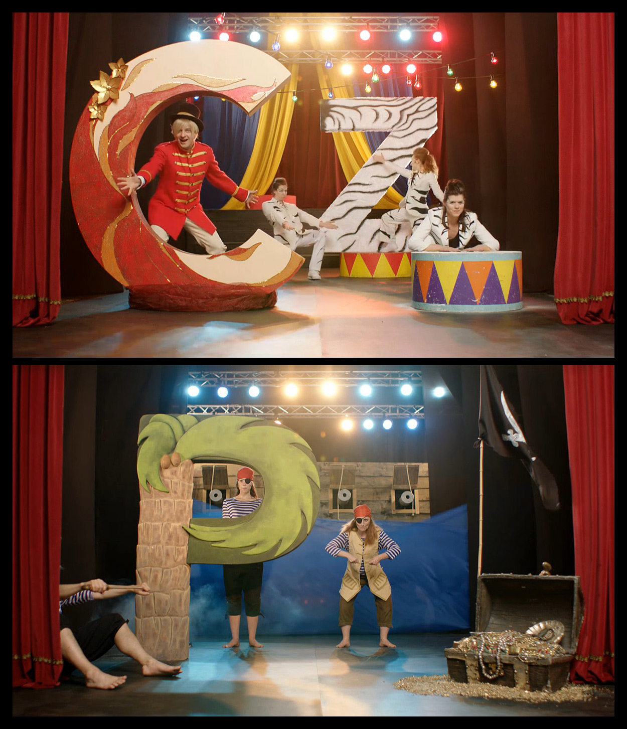 Life in the Land of Letters: Circus/Zebra/Pirates by ZombieArmadillo