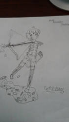 Minecraft skeleton anime