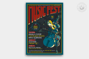 Music Festival Flyer Template V6