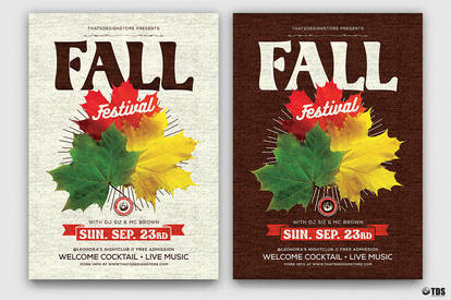 Fall Festival Flyer Template