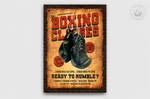 Boxing Classes Flyer Template by Thats-Design