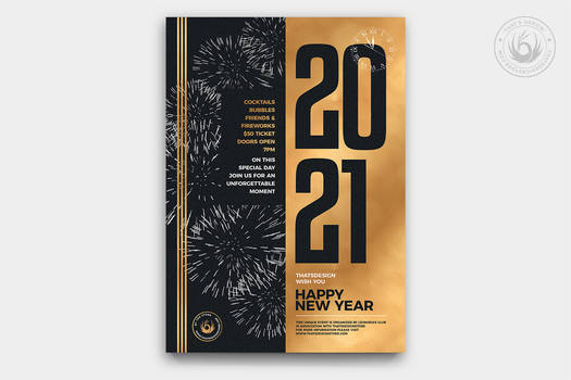 New Year Flyer Template V9