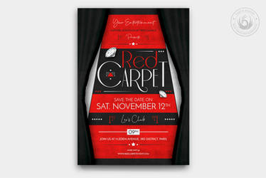 Red Carpet Flyer Template V2