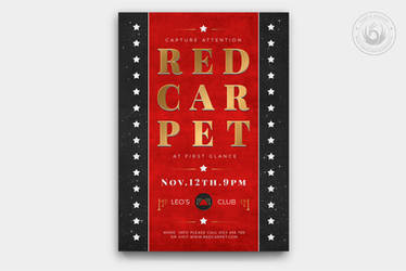 Red Carpet Flyer Template V3