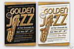 Golden Jazz Flyer Template V8 by Thats-Design