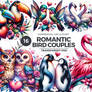 16 romantic birds couples PNG Clipart