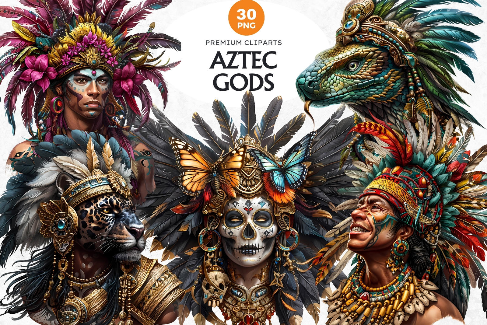Aztec Good 30 Aztec gods and goddess PNG Clipart by Thats-Design on DeviantArt