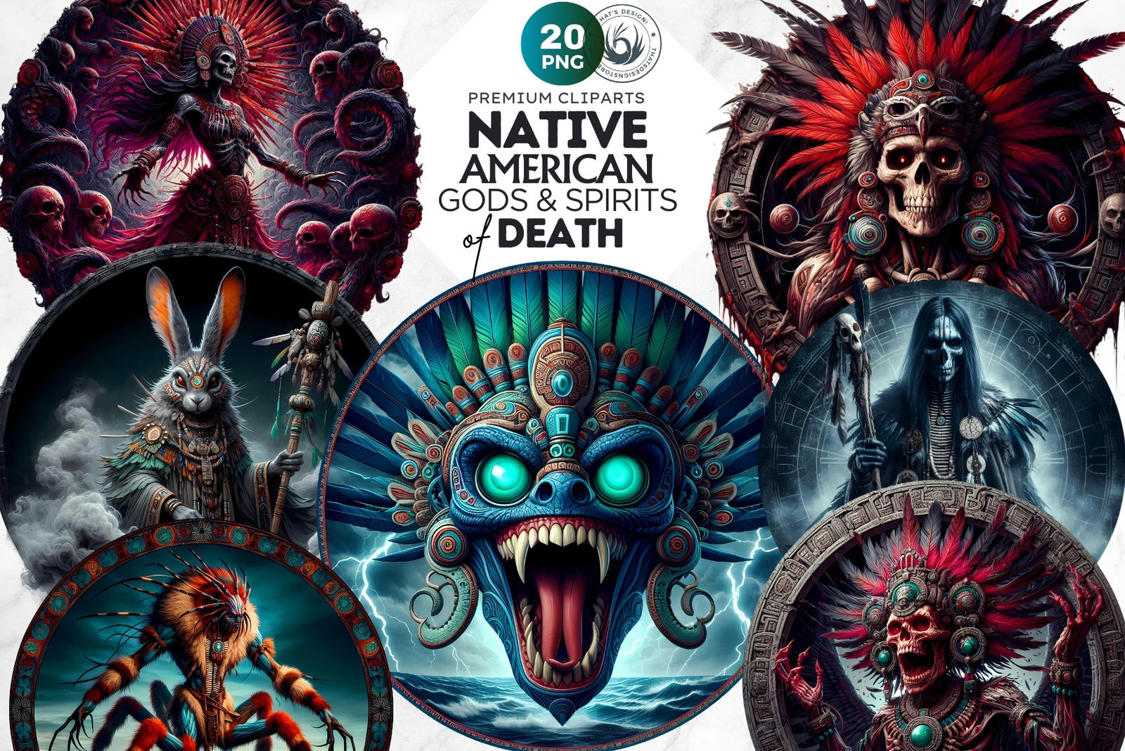 Native Death Races 20 Native American spirits of death cliparts by Thats-Design on DeviantArt