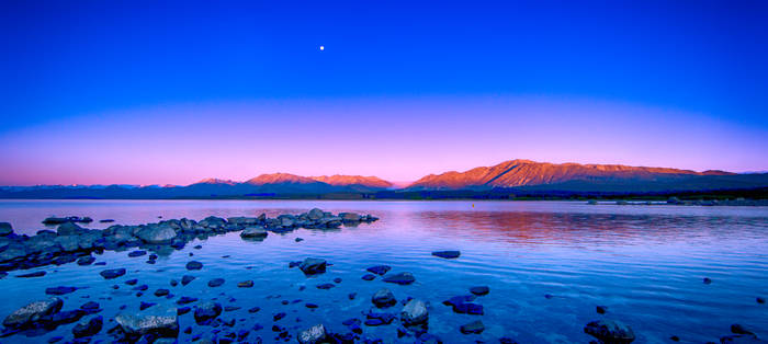 Sunset at LakeTekapo