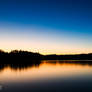 Shadow play at lake