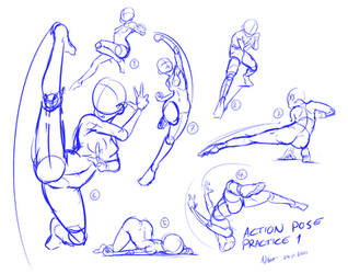 Action pose practice 1