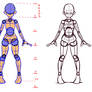 Understanding the body shapes, front and back view