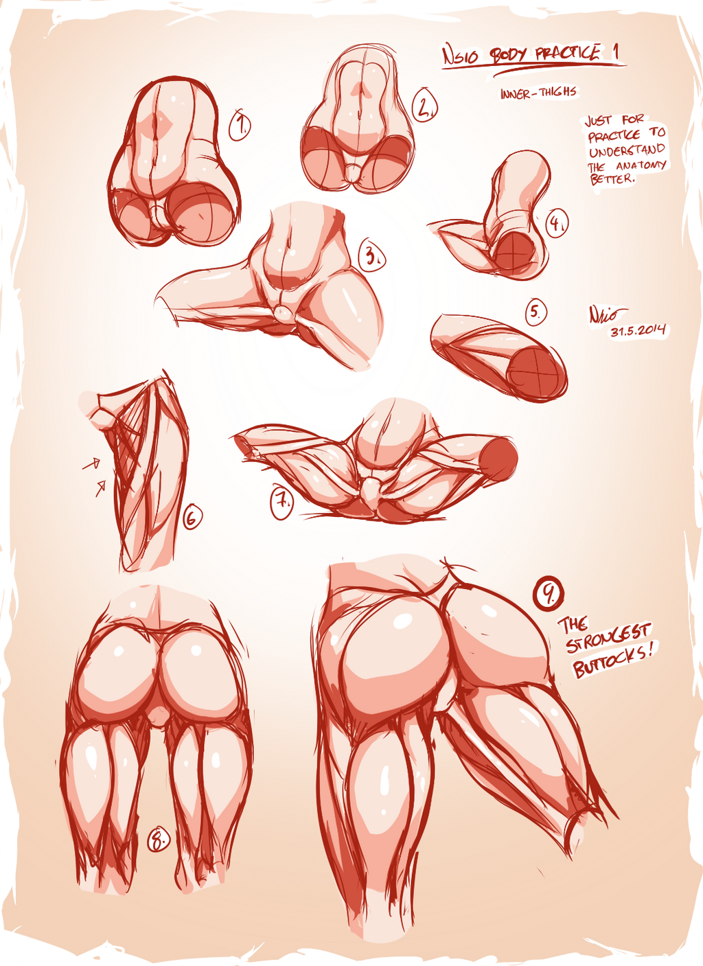Nsio Body Practice1: Muscles of the Inner-thigh by Nsio