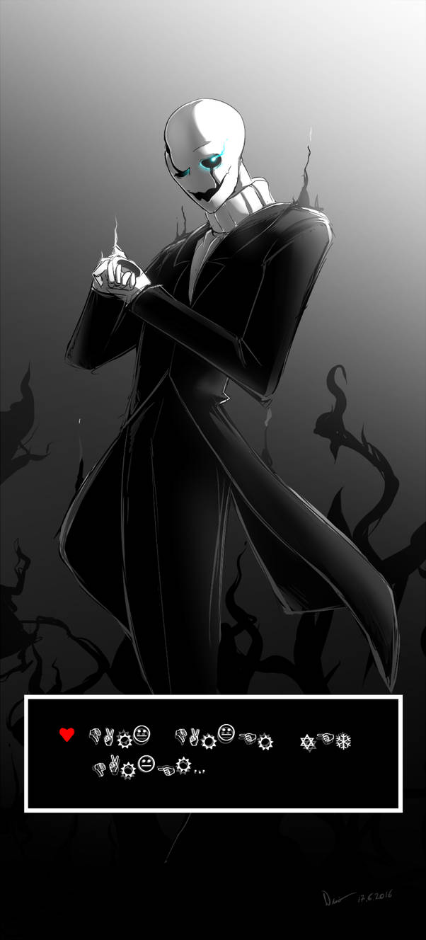 UNDERTALE: W.D. Gaster by Nsio on DeviantArt