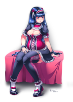 Sayaka dressing1: Random Gothic Lolita