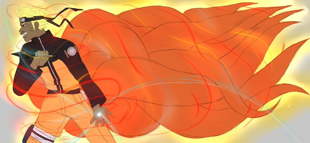 9 Tails Rage Simple nine tails by kill-rcl-ric on DeviantArt