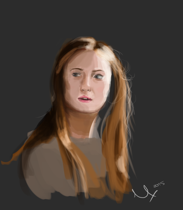 Sansa quick portrait