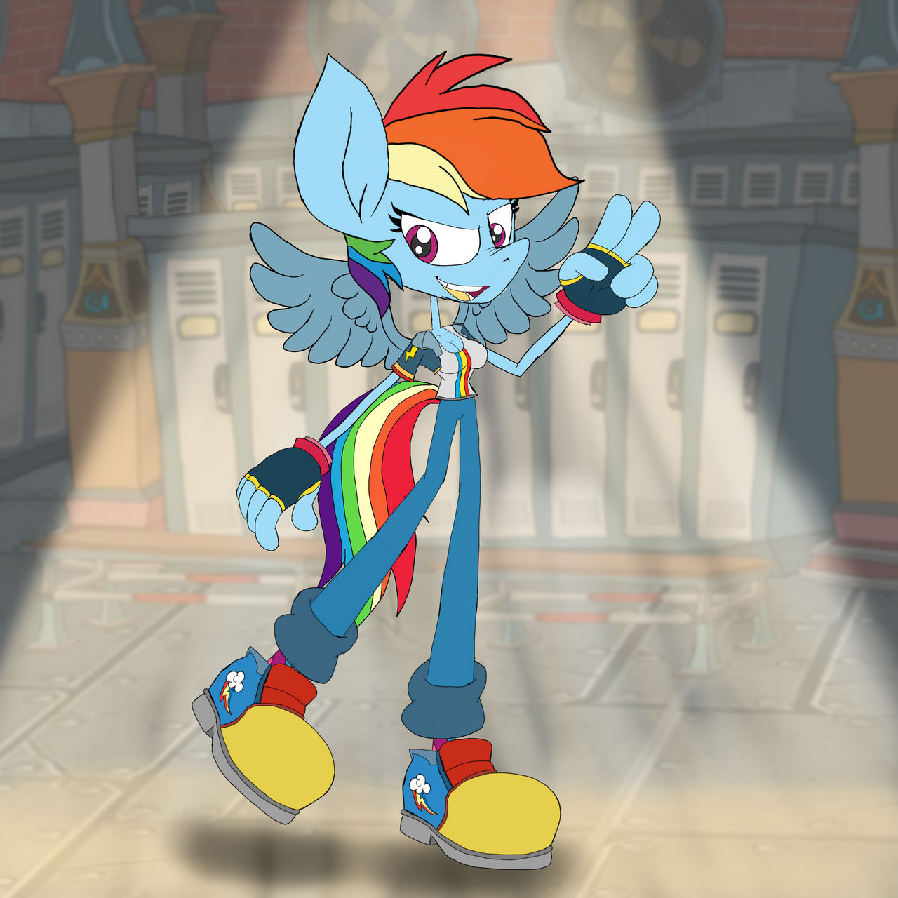 Rainbow Dash in Flight Full copy by Vatoff2 on DeviantArt
