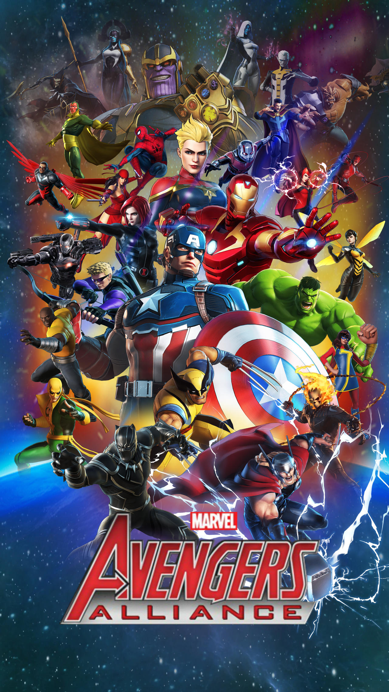 Marvel Avengers Alliance Iphone Wallpaper Hd By Joshua121penalba On Deviantart