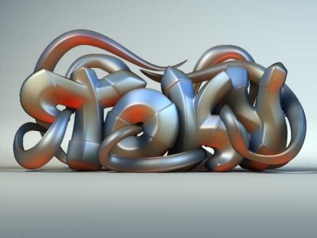 3d graffiti