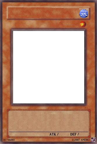 yugioh card template png and Database : r/mpcproxies Yugioh Card Template Water by