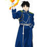 Roy Mustang with flames